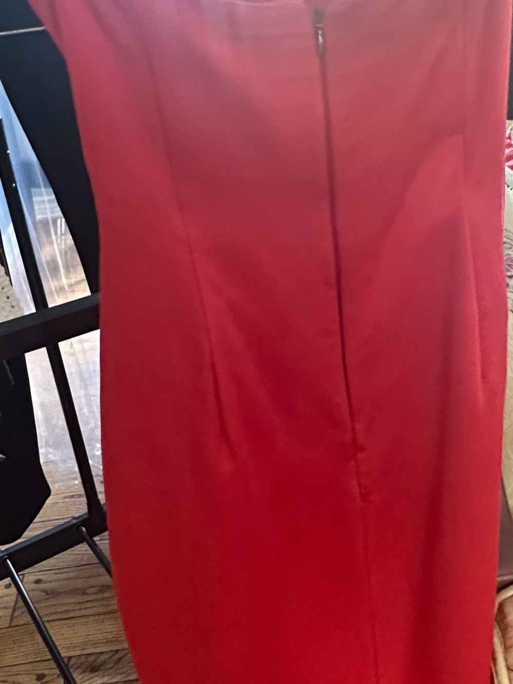 Strapless Red Sheath Dress - Classic Evening Look
